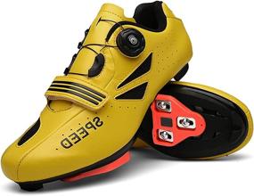 img 2 attached to ZENKONS Cycling Shoes: Unisex Indoor Bicycle Shoes 🚲 for SPD&Look Cleats, Ideal for Road Racing with Lock Pedal