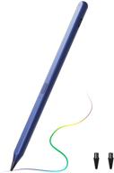 🖊️ timovo stylus pencil for ipad with palm rejection, apple ipad 2nd gen pencil for ipad pro 11/12.9 inch (2018-2021), ipad 9/8/7/6th gen, ipad mini 6/5th, ipad air 4th/3rd, magnetic design, blue logo