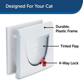 img 2 attached to 🐱 Enhanced PetSafe Staywell 4 Way Locking Classic Cat Flap: Simple Installation, Long-lasting, Premium Pet Door for Cats