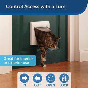 img 3 attached to 🐱 Enhanced PetSafe Staywell 4 Way Locking Classic Cat Flap: Simple Installation, Long-lasting, Premium Pet Door for Cats