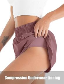 img 3 attached to 🏃 Stylish and Functional: Blooming Jelly Women's Quick-Dry Running Shorts with Pockets 1.75