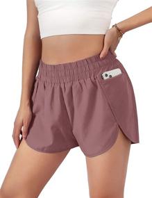 img 4 attached to 🏃 Stylish and Functional: Blooming Jelly Women's Quick-Dry Running Shorts with Pockets 1.75