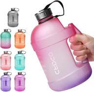 🥤 opard half gallon/64 oz motivational water bottle with time marker to drink, bpa free 1/2 gallon reusable tritan water jug for sports workouts gym and outdoor activity" - "opard 64oz motivational water bottle with time marker for drinking, bpa-free 1/2 gallon reusable tritan water jug - ideal for sports, workouts, gym, and outdoor activities logo