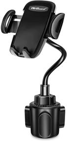 img 4 attached to 📱 Universal Car Cup Phone Holder Mount with Upgraded Cup Base - Compatible with iPhone 11 Pro/XR/XS Max/X/8/7 Plus/6s, Samsung S10/Note 9/S8 Plus/S7/GPS and More