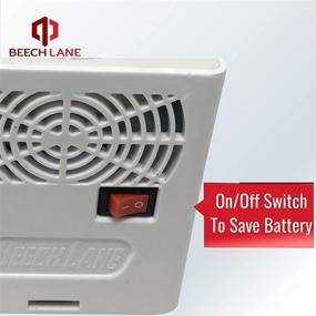 img 2 attached to Beech Lane RV Fridge Fan: High Power 3,000 RPM Motor, Convenient On/Off Switch, Enhanced Airflow with Multiple Side Vents, Sturdy and Long-lasting Design