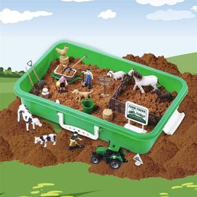 img 3 attached to 🐄 Sand Play Set Container for Farm-themed Playtime