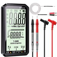 📊 auto-ranging digital multimeter with full screen display - 4.7in trms 6000 counts voltmeter tester for measuring voltage, current, continuity, diode, resistance, capacitance, and battery logo