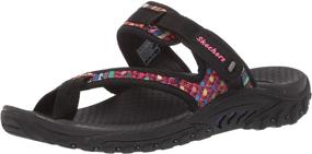 img 4 attached to Stylish Skechers Women's Reggae MAD Swag Toe Natural Athletic Shoes