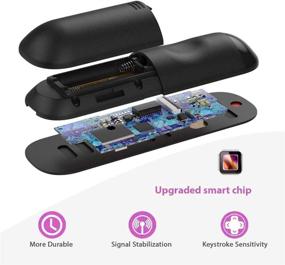 img 2 attached to Motiexic Replacement Onn Roku TV Remote: Compatible 📺 with All Onn Roku TV Models, 4 Shortcut Keys Included