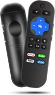 motiexic replacement onn roku tv remote: compatible 📺 with all onn roku tv models, 4 shortcut keys included logo