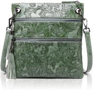 👜 versatile embossed cross body cellphone shoulder bag: women's handbags & wallets, featuring convenient zippers and crossbody design logo