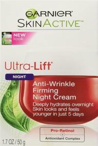 img 3 attached to 🌙 Garnier SkinActive Ultra-Lift Anti-Wrinkle Firming Night Cream: Combat Wrinkles, 1.7 oz.