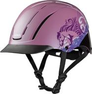 👒 troxel spirit performance helmet: pink dreamscape small size - safety & style combined logo