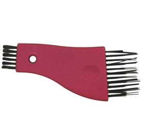 img 2 attached to Wet Brush Pro Select Clean Sweep Brush Cleaner - Punchy Pink (1 Count)