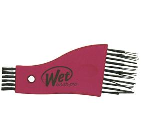 img 4 attached to Wet Brush Pro Select Clean Sweep Brush Cleaner - Punchy Pink (1 Count)