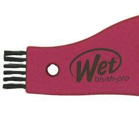 img 1 attached to Wet Brush Pro Select Clean Sweep Brush Cleaner - Punchy Pink (1 Count)