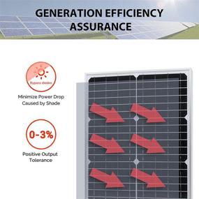 img 2 attached to 🌞 High-Efficiency 10W Monocrystalline Solar Panel 12V for Car RV Marine Boat Caravan Battery Charge Off Grid System