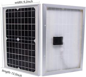 img 3 attached to 🌞 High-Efficiency 10W Monocrystalline Solar Panel 12V for Car RV Marine Boat Caravan Battery Charge Off Grid System