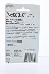 img 2 attached to 🩹 Nexcare Durable Cloth First Aid Tape, 3/4 Inch x 6 Yard, U.S. Hospital Grade with Easy Dispenser