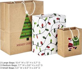 img 2 attached to 🎁 Sustainable Christmas Gift Bags by Hallmark