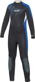 img 1 attached to 🏊 Optimized Full Sun Guard Swim Wetsuit: Bare Youth Kids Manta Wetsuit 7/6mm