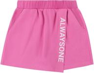 🩳 alwaysone shorts: vibrant novelty athletic workout clothing for girls logo