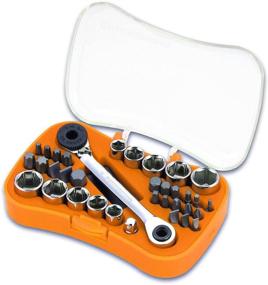 img 4 attached to GEARWRENCH 35 Piece 1/4 Inch Drive MicroDriver Set - The Ultimate Toolkit for Precise Projects