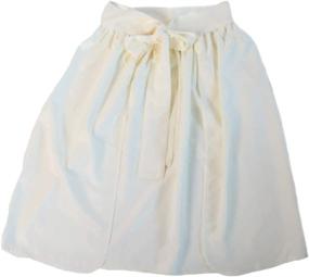 img 2 attached to 👗 Classic and Functional: Women's Large Colonial Peasant Cream Polyester Apron