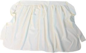 img 1 attached to 👗 Classic and Functional: Women's Large Colonial Peasant Cream Polyester Apron