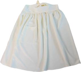 img 3 attached to 👗 Classic and Functional: Women's Large Colonial Peasant Cream Polyester Apron