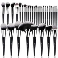 🖌️ ducare professional makeup brush set: 32pcs premium synthetic kabuki brushes for flawless blend of foundation, powder, blush, concealers, and eye shadows logo