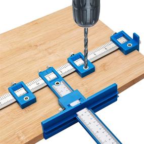 img 4 attached to 🔧 Cabinet Hardware Jig: Effortless Installation of Handles & Knobs on Doors and Drawers with Cabinet Handle Template Tool