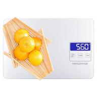 🥗 megawise digital kitchen scale - 33lb/15kg capacity, lcd display, tare function, 5 units for cooking & baking, precise 1g/0.04oz graduation, waterproof tempered glass logo