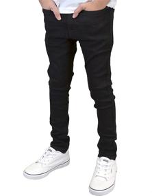 img 3 attached to 👖 SK1 Apparel: Expertly Crafted Stretch Distressed Boys' Jeans for Youths