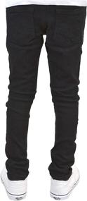 img 1 attached to 👖 SK1 Apparel: Expertly Crafted Stretch Distressed Boys' Jeans for Youths