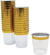 🥽 plastic glasses with metallic finish - artifacts food service equipment & supplies логотип