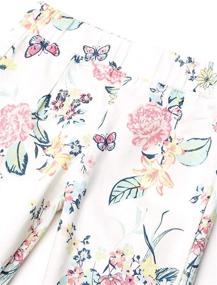 img 2 attached to 🌸 Girls' Floral Printed Pant by Flapdoodles