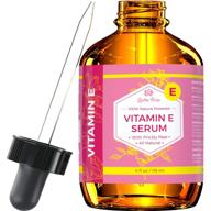 🌿 leven rose vitamin e serum: 100% pure organic all-natural treatment for face, skin, hair & nails - large 4 oz bottle logo