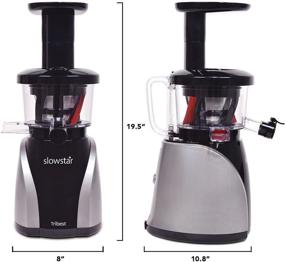 img 1 attached to 🥕 Tribest SW-2020 Slowstar - Vertical Slow Juicer, Mincer & Cold Press Masticating Juice Extractor