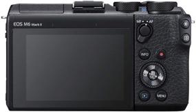 img 3 attached to Black Canon EOS M6 Mark II Mirrorless Camera (Body) - Ideal for Vlogging with APS-C CMOS Sensor, Dual Pixel CMOS AF, 4K Video, Wi-Fi, and Bluetooth Connectivity