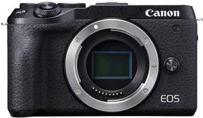 img 4 attached to Black Canon EOS M6 Mark II Mirrorless Camera (Body) - Ideal for Vlogging with APS-C CMOS Sensor, Dual Pixel CMOS AF, 4K Video, Wi-Fi, and Bluetooth Connectivity