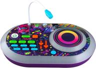🎧 ekids trolls world tour dj trollex party mixer turntable toy: fun-packed entertainment for kids with microphone, sound effects, record & led light show logo