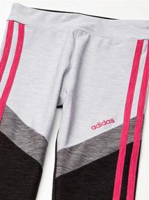 img 2 attached to Adidas Girls Melange Tight Heather Girls' Clothing