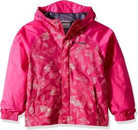 img 3 attached to Columbia Unisex-Teen Fast and Curious II Rain Jacket: Weatherproof Protection for All-Day Adventures