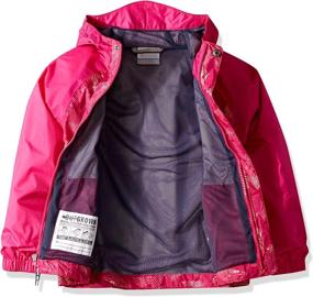 img 1 attached to Columbia Unisex-Teen Fast and Curious II Rain Jacket: Weatherproof Protection for All-Day Adventures