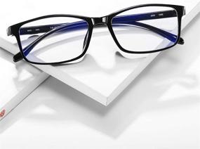 img 4 attached to 👓 UBUJI Blue Light Blocking Glasses - Stylish Computer Glasses for Women & Men