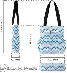 img 2 attached to Kamo Canvas Tote Bag Shoulder Women's Handbags & Wallets