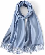 lemzone womens cashmere winter pashmina: 🧣 premium women's accessories for scarves & wraps logo