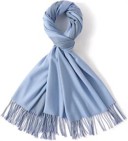 img 3 attached to LEMZONE Womens Cashmere Winter Pashmina: 🧣 Premium Women's Accessories for Scarves & Wraps