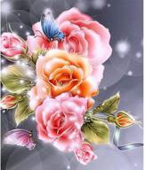 diamond painting adults flowers decoration logo